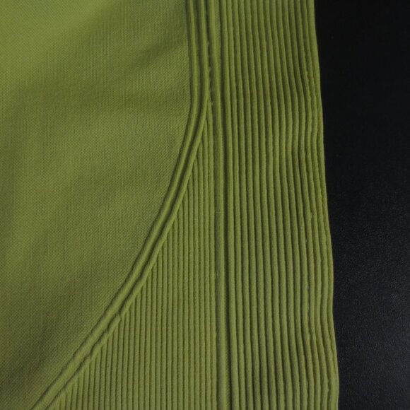 ALALA WOMEN'S CHARTREUSE SEAMLESS TEXTURED LEGGING PANT - LARGE - Picture 2 of 6